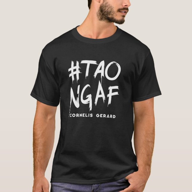 T-shirt BLANC de #TAONGAF (Devant)