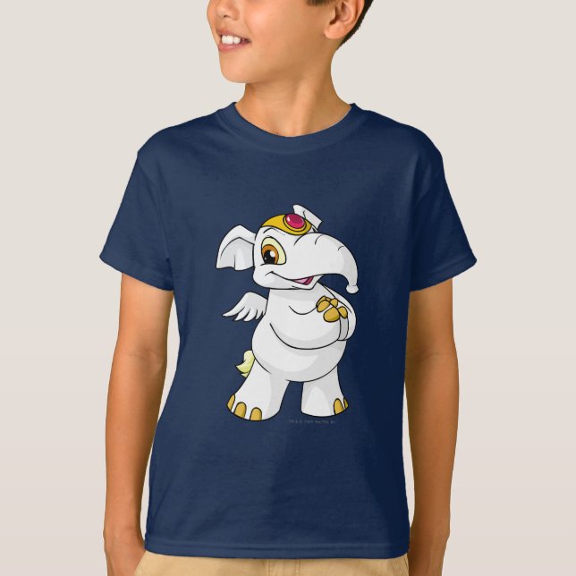 T-shirt Blanc d'Elephante (Devant)
