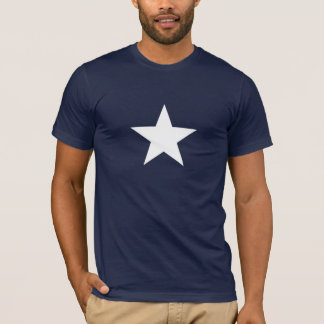 T-shirt blanc d'étoile, un autre