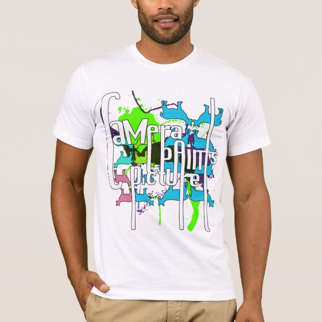 T-shirt Blanc d'hommes de Lammas : D (Devant)