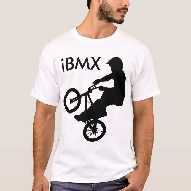 T-shirt blanc d'iBMX (Devant)