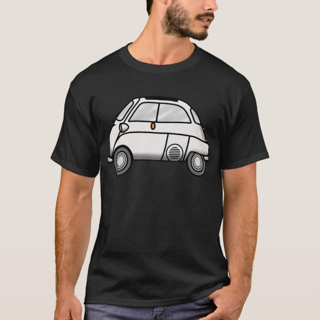 T-shirt blanc d'isetta (Devant)