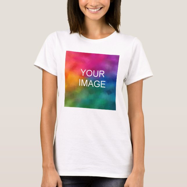 T-shirt Blanc Elégant Modèle moderne tendance (Devant)