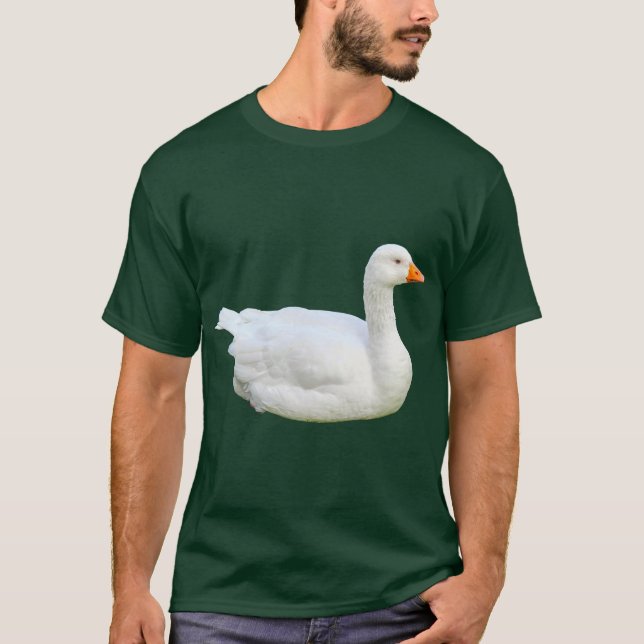 T-shirt blanc Emden Goose (Devant)
