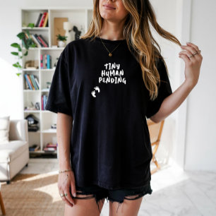 T-shirt blanc empreinte digitale grossesse humoris
