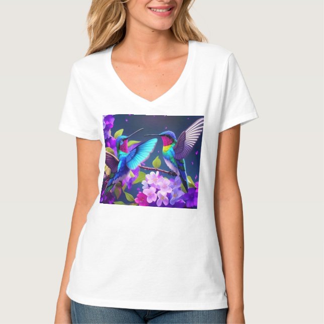 T-shirt blanc féminin (Devant)