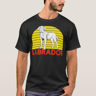 T-shirt Blanc graphique du Labrador