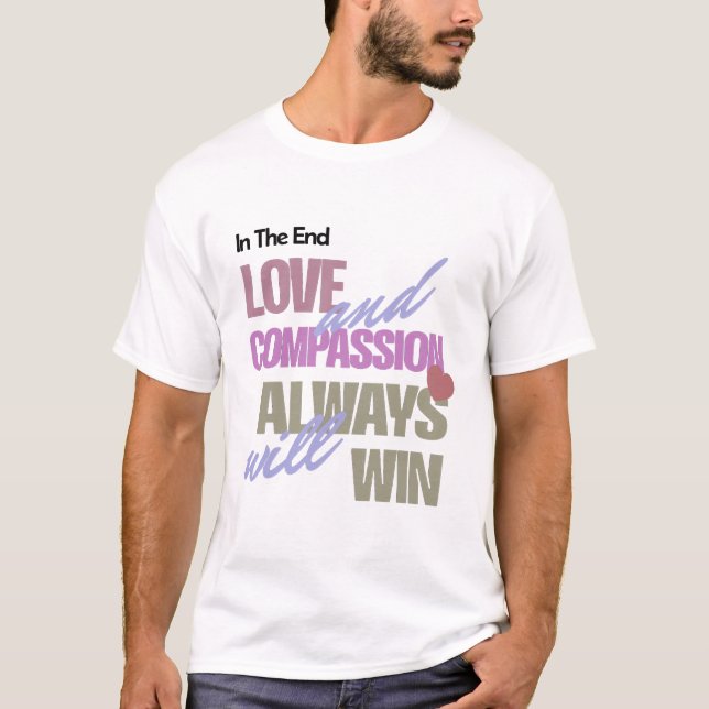 T-shirt blanc homme avec citations d'inspiration (Devant)