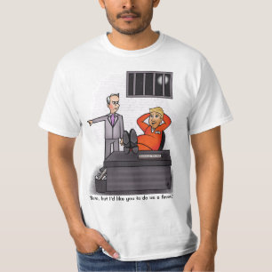 T-shirt blanc homme Donald Trump