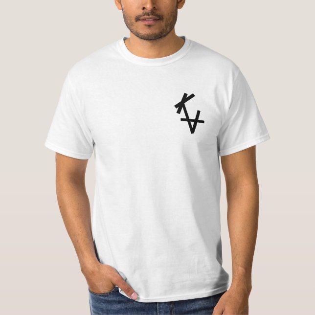 T-shirt blanc KA (Devant)