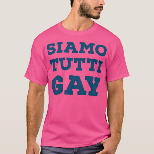 T-shirt Blanc Lotus Tutti Gay (Devant)