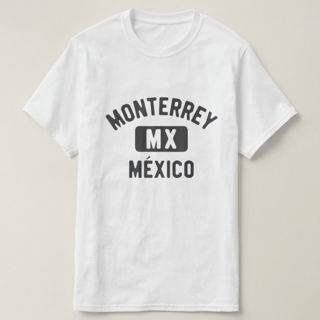 T-shirt blanc Monterrey MX (Design devant)