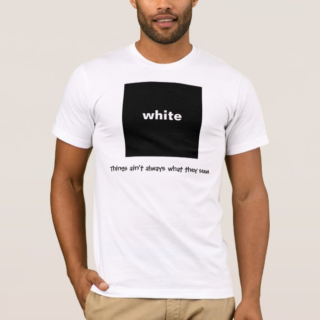 T-shirt Blanc paradoxal (Devant)