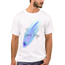 T-shirt blanc pour comète Rays cosmiques