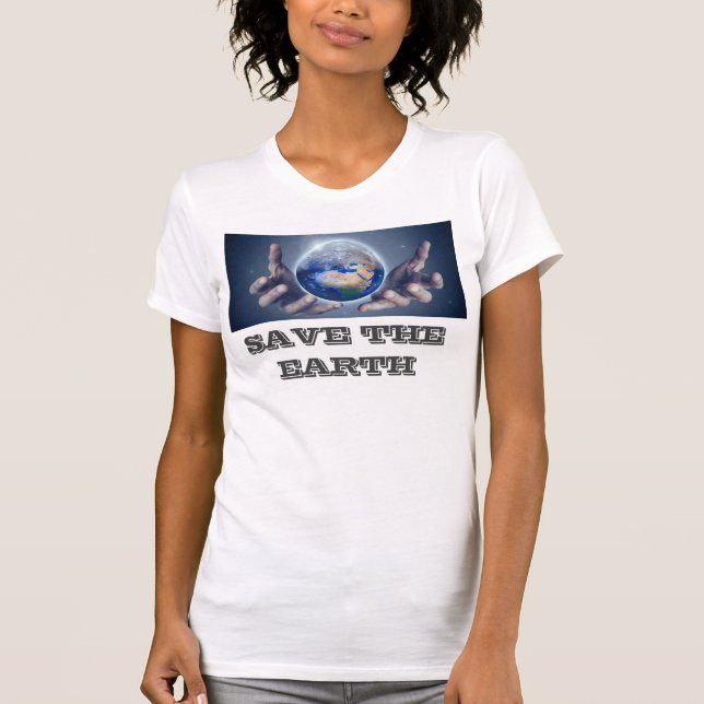 T-shirt blanc pour femmes (Devant)