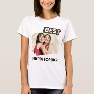 T-shirt blanc pour meilleure amie Tee-shirt BFF