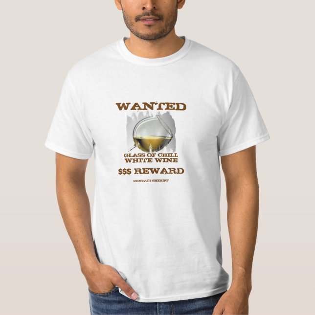 T-shirt blanc Recherché ! (Devant)