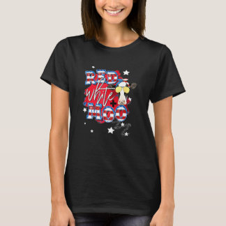 T-shirt Blanc Rouge Et Moo
