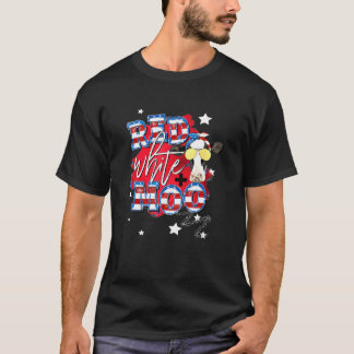T-shirt Blanc Rouge Et Moo