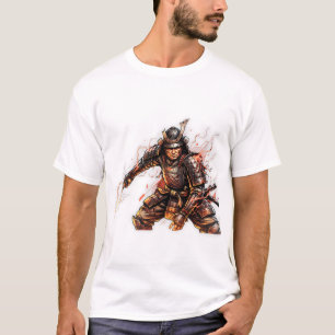 T-Shirt Blanc Samouraï Void Dark Aesthetic – Japan