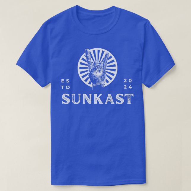 T-shirt Blanc SunKast (Design devant)