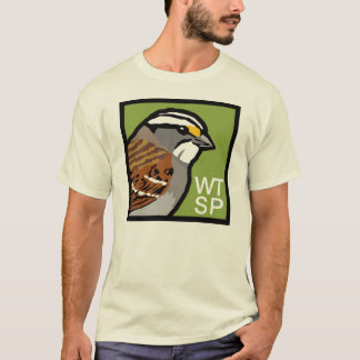 T-shirt Blanc-throated de moineau