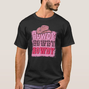 T-shirt Blanc Vintage Howdy Rodeo Western Country Sudiste