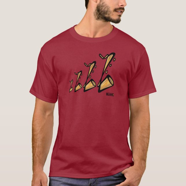 T-SHIRT BLANKM GEAR - SAX (Devant)