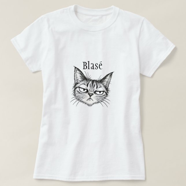 T-shirt blasé (Design devant)
