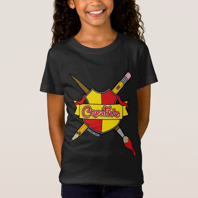 T-Shirt Blason Créatif (Devant)