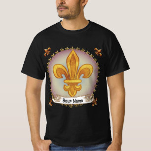 T-shirt Blason de Famille Fleur De Lis Nom de Famille