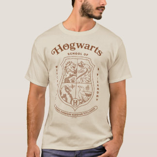 T-shirt Blason de l'école de sorcellerie et de magie HOGWA