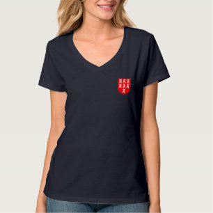 T-shirt Blason de Transylvanie rouge blanc