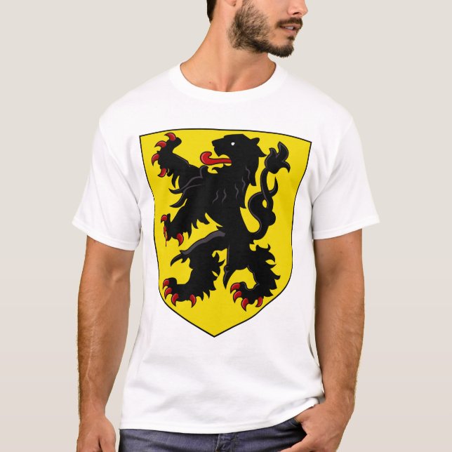 T-shirt Blason des Flandres (Devant)