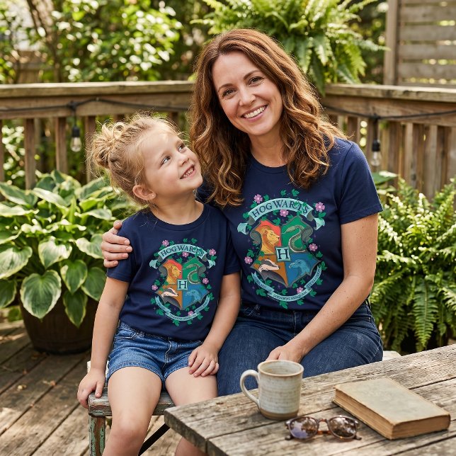 T-shirt Blason floral HOGWARTS™ (Créateur téléchargé)