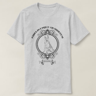 T-shirt Blason personnalisé de berger allemand vintage - S