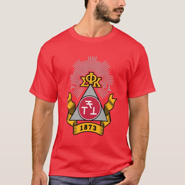 T-shirt Blason Phi Sigma Kappa (Devant)
