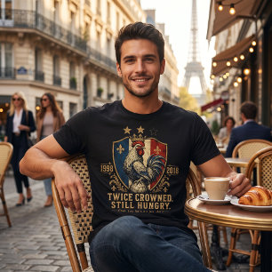 T-shirt Blason Vintage Football de France 1998 2018