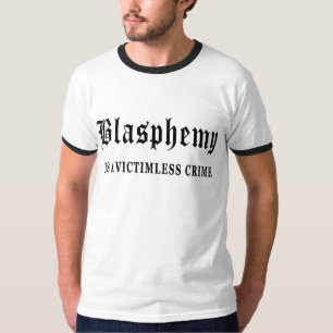 T-shirt Blasphème