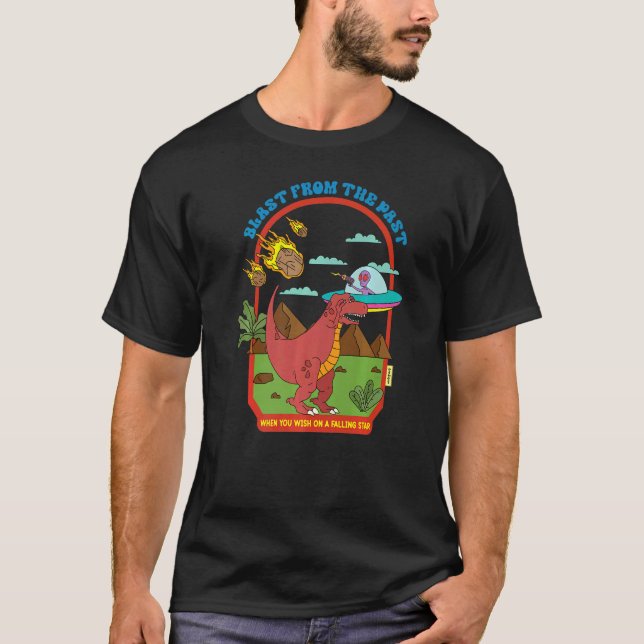 T-shirt Blast From The Past  Dinosaurs   Alien (Devant)