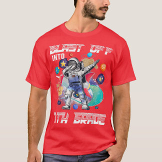 T-shirt Blast Off Into 7th Grade Astronaut Space Back To S