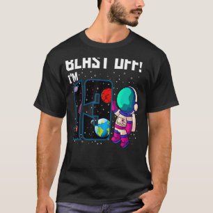 T-shirt Blast Off J'ai 13 ans Astronaut 13e Parc spatial