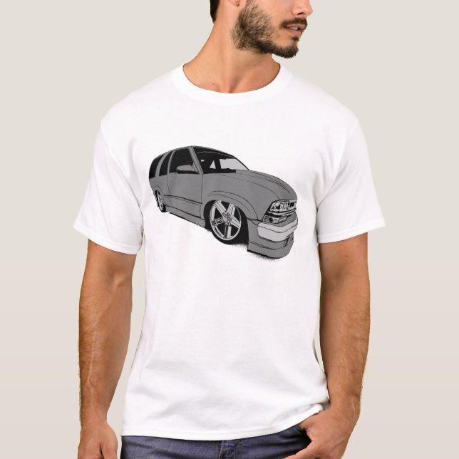 T-shirt Blazer argenté de Chevy Xtreme (Devant)