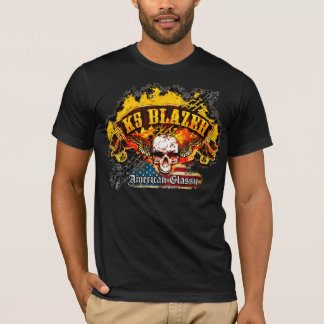 T-shirt Blazer de Chevy K5 - crâne de bannière de burn-out