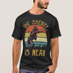 T-shirt Blazing Saddles Le shérif est près de la Vintage