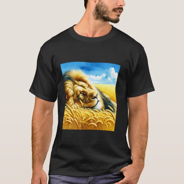T-shirt Blé Fantastique Lion Dormant (Devant)