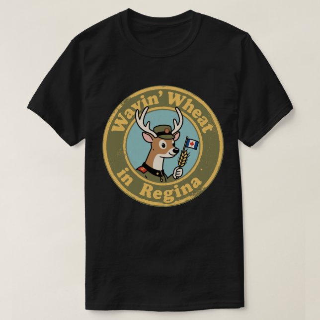 T-shirt Blé vintage Regina Saskatchewan (Design devant)