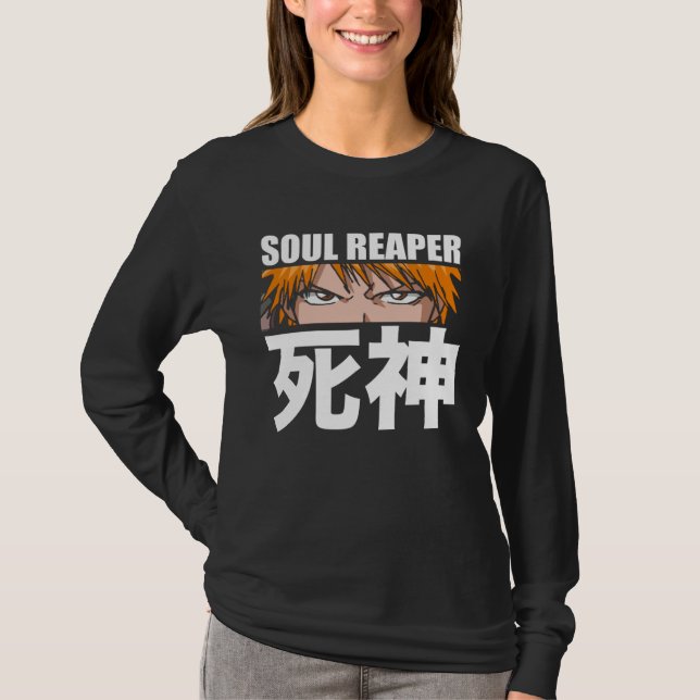 T-shirt Bleach Ichigo Soul Reaper Eyes (Devant)