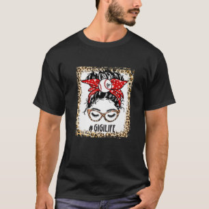 T-shirt Bleached Ball Gigi Messy Bun Jeu Jour des mères