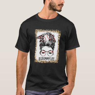T-shirt Bleached Ball Grammy Messy Bun Jeu Jour Mères Da